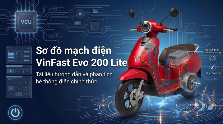 Sơ đồ mạch điện VinFast Evo 200 Lite chi tiết 2026