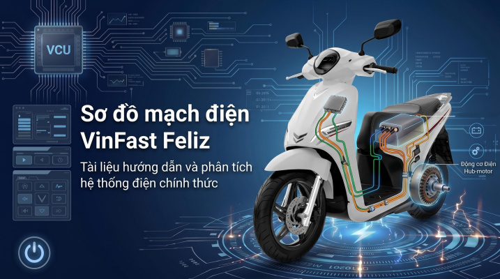 Sơ Đồ Mạch Điện VinFast Feliz Chi Tiết – Hướng Dẫn Đọc & Tra Cứu 2026