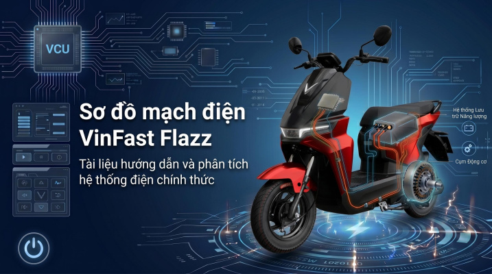 Sơ Đồ Mạch Điện VinFast Flazz Chi Tiết & Chuẩn Xác Nhất