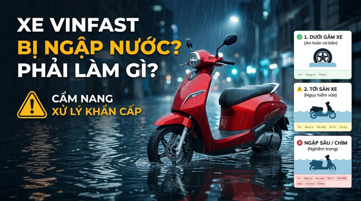 Xe VinFast Bị Ngập Nước: Phân Loại Mức Độ & Quy Trình Xử Lý
