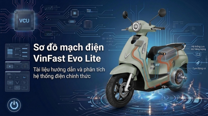 Sơ Đồ Mạch Điện VinFast Evo Lite (2026): Chi Tiết & Chuẩn Xác Cho Thợ