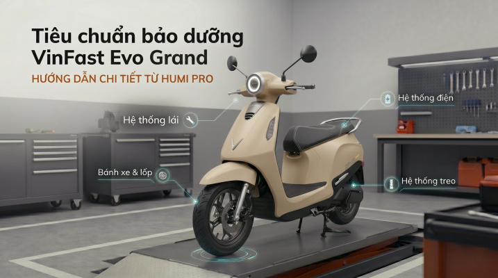 Tiêu Chuẩn Bảo Dưỡng VinFast Evo Grand: Hướng Dẫn Cho Thợ