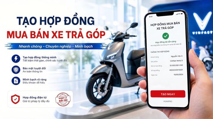 Hợp Đồng Mua Bán Xe Trả Góp