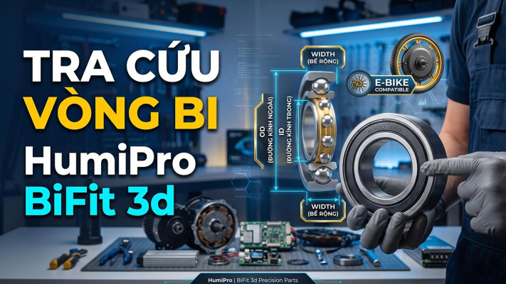 HumiPro BiFit 3D – Tool chọn vòng bi động cơ xe điện